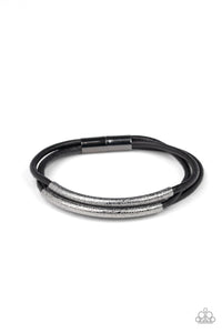 Magnetic maverick- black magnetic urban bracelet