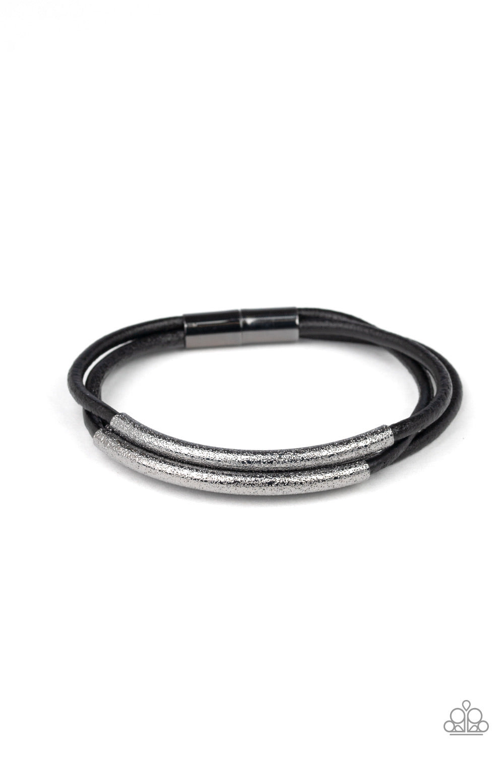 Magnetic maverick- black magnetic urban bracelet
