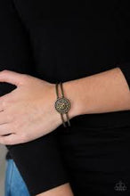 Load image into Gallery viewer, Definitely dazzling- brass bracelet
