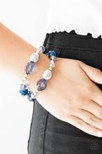 Load image into Gallery viewer, Downtown dazzle- blue bracelet
