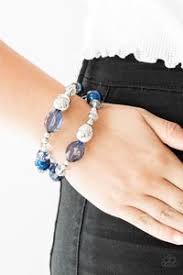 Downtown dazzle- blue bracelet