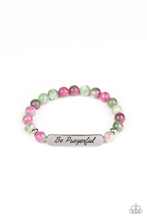 Load image into Gallery viewer, Be prayerful- purple bracelet
