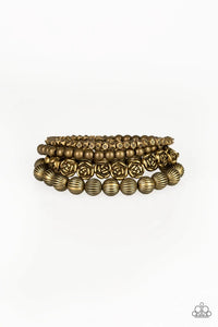 Rose Garden Gala- brass bracelet