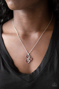Hearts of hearts- red necklace