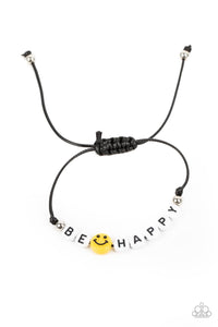 I Love Your Smile- Black Bracelet- Unisex Urban- Men or women