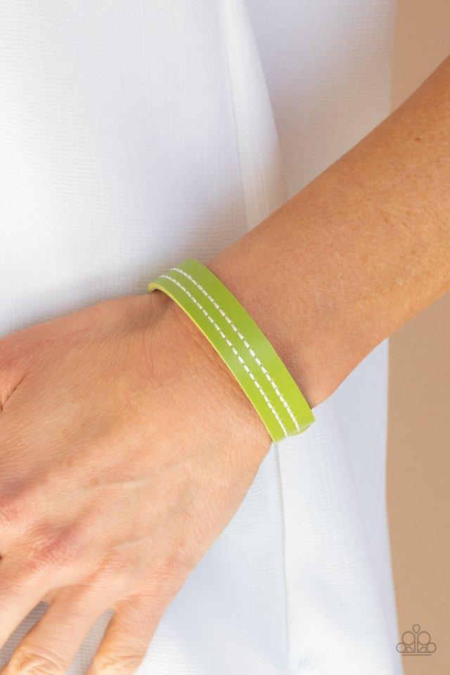 Life is WANDER-ful - Green Snap Bracelet - NEW RELEASE