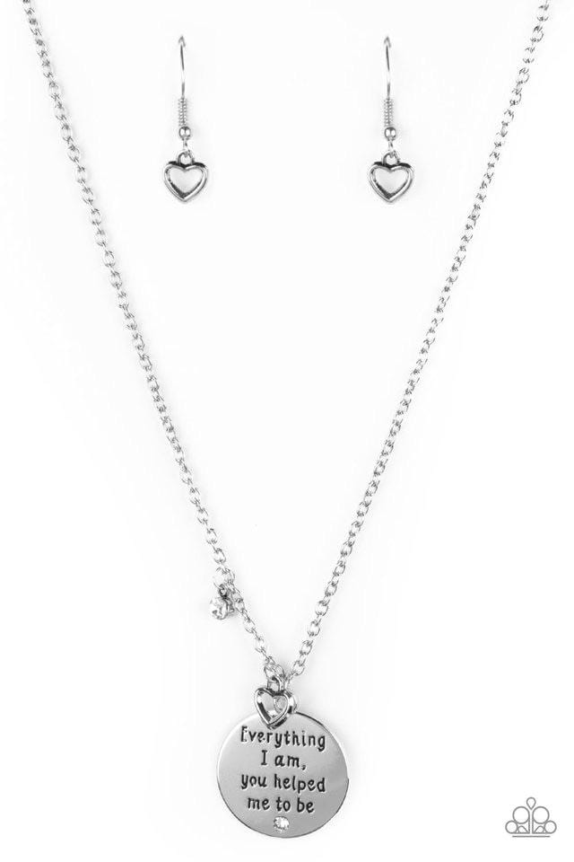 Everything I am- white necklace