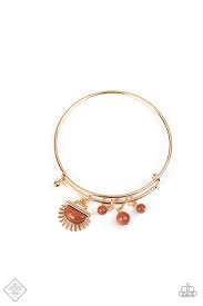 Mind, body, soul- gold bracelet